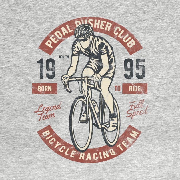 Distressed Retro Cycling Team by AmberDawn